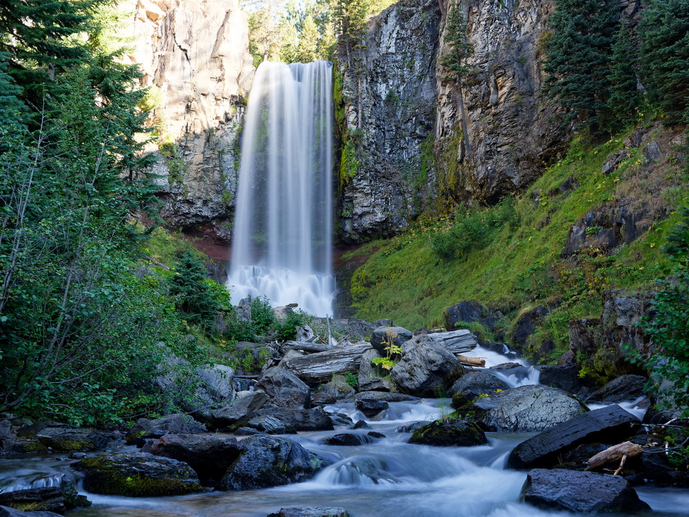 Above: Tumalo Falls