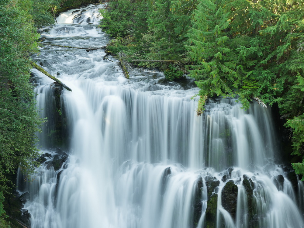 Above: Close up of Gooch Falls
