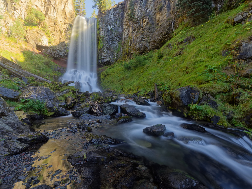Above: Tumalo Falls