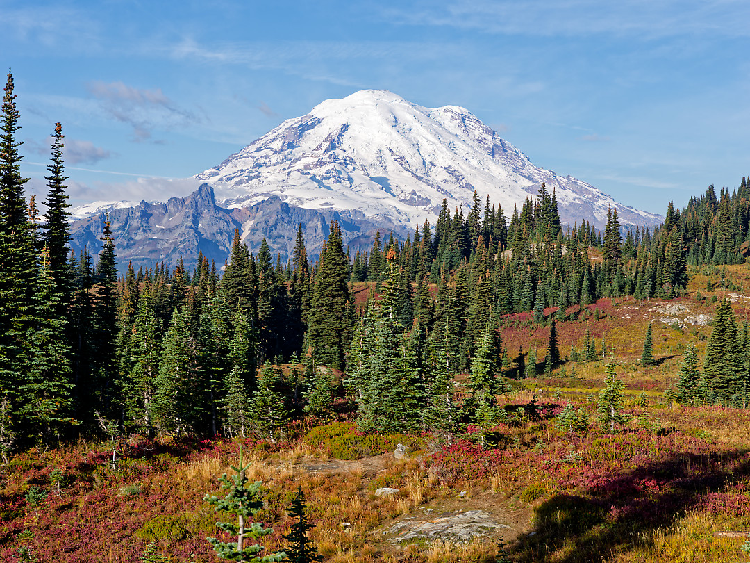 Above: Rainier from Naches.