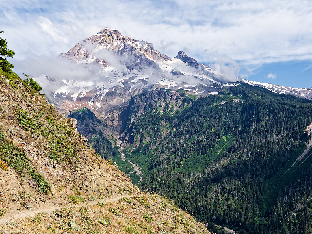 Above: Another view of Hood from Bald Mountain.