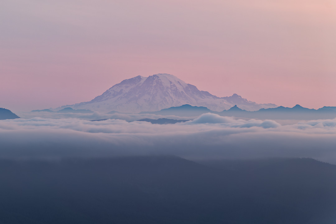Above: Mount Rainier from Sherrard Point.