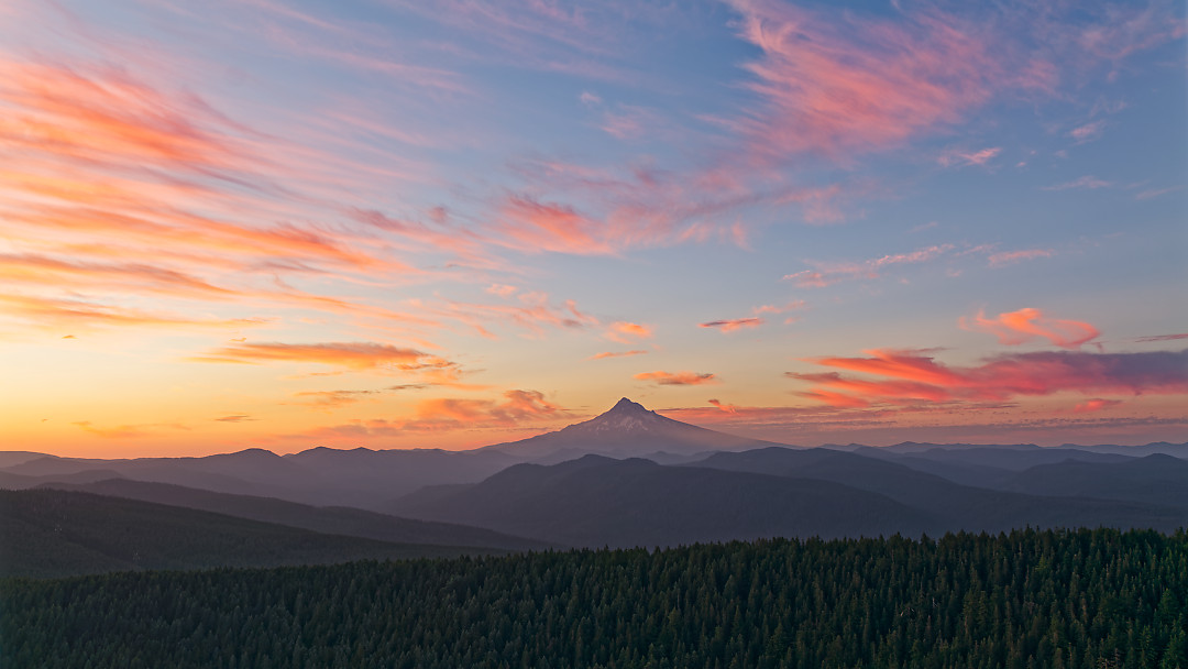 Above: Late Summer sunrise from Sherrard Point.