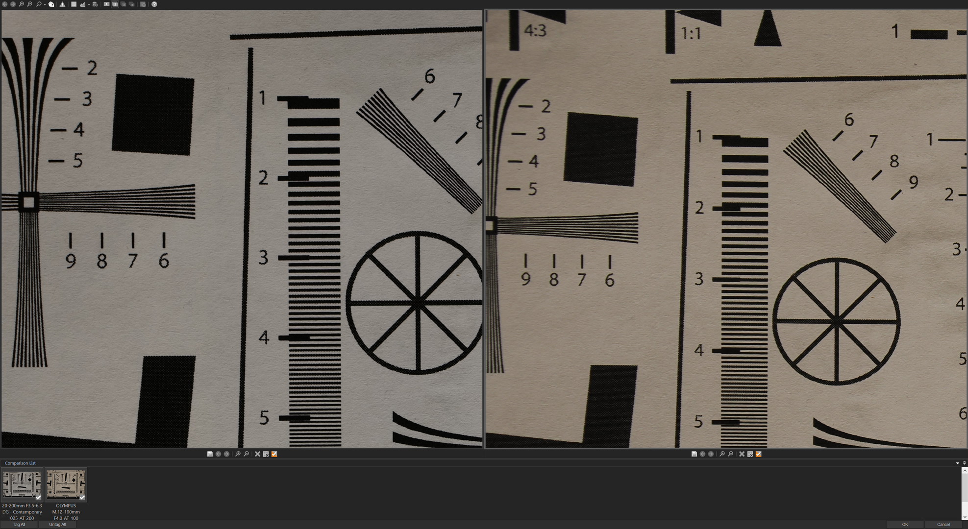 Above: Above: Corners 200mm (Left) and 100mm (Right) wide open.
